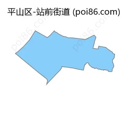 站前街道边界地图