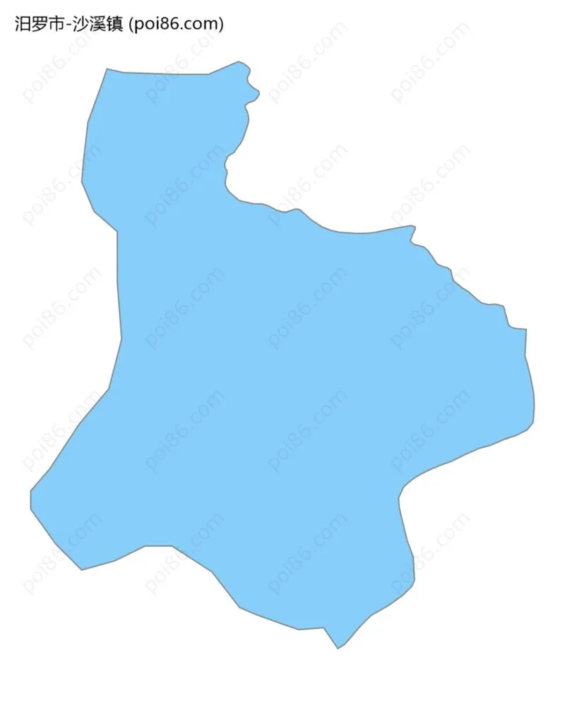 沙溪镇边界地图