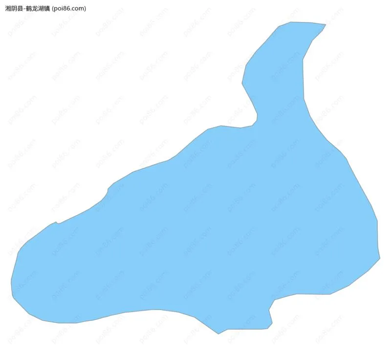 鹤龙湖镇边界地图