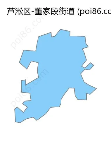 董家段街道边界地图