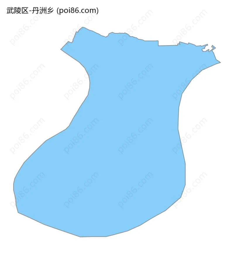 丹洲乡边界地图