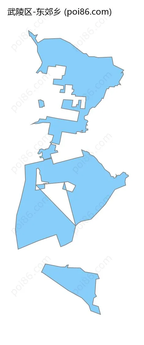 东郊乡边界地图