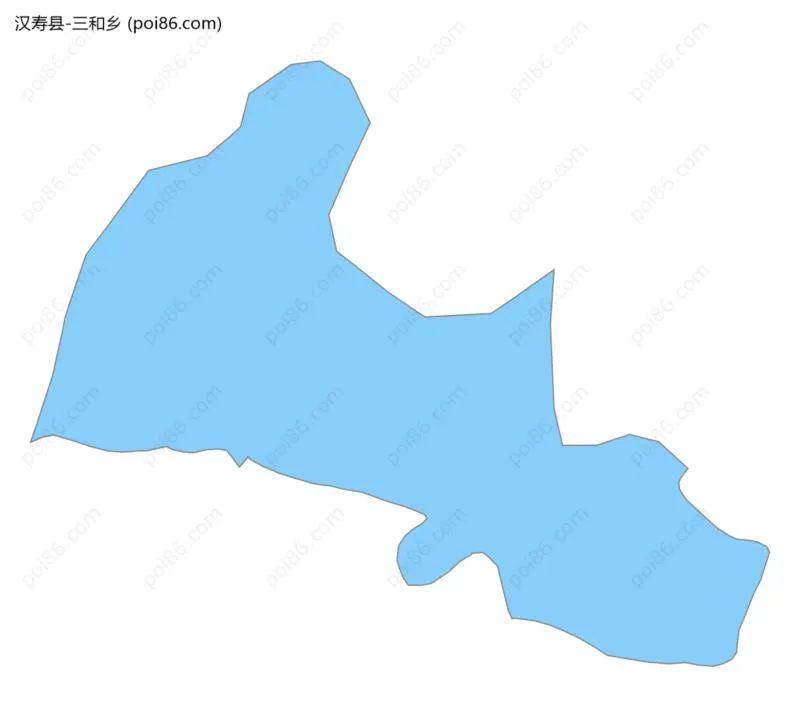 三和乡边界地图