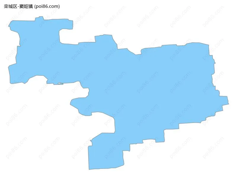 窦妪镇边界地图