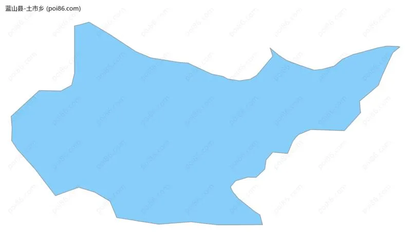 土市乡边界地图