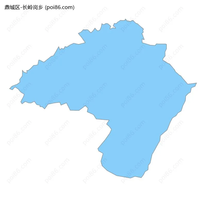 长岭岗乡边界地图