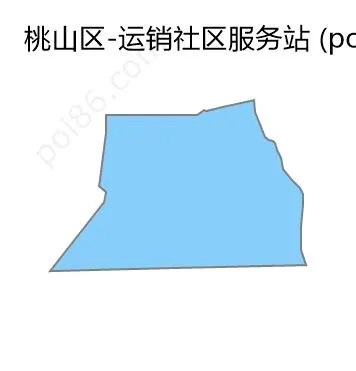 运销社区服务站边界地图