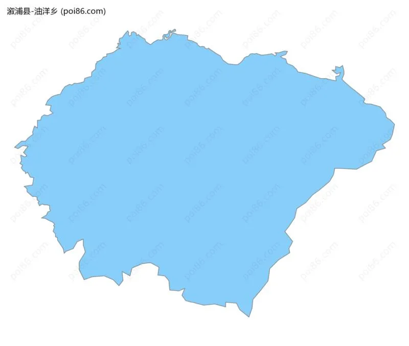 油洋乡边界地图