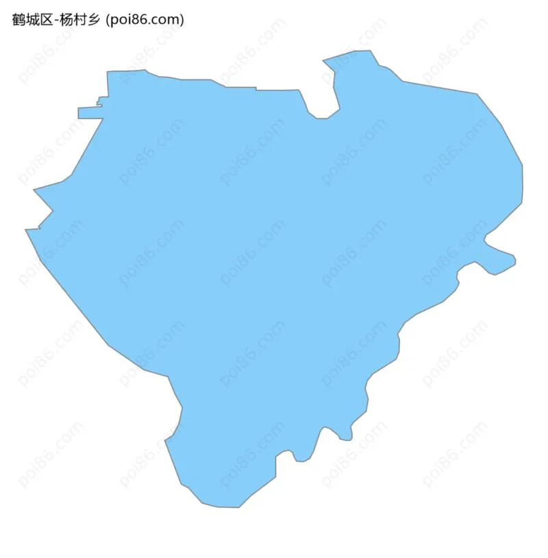 杨村乡边界地图