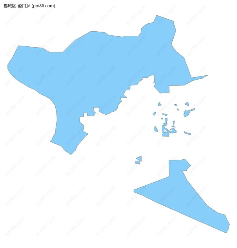 盈口乡边界地图