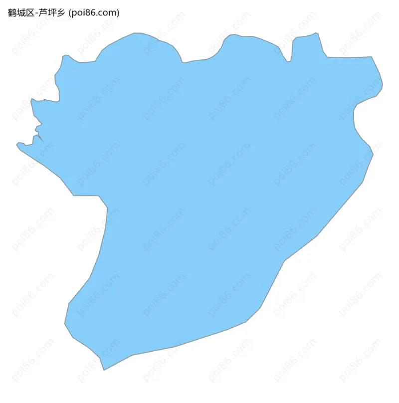 芦坪乡边界地图