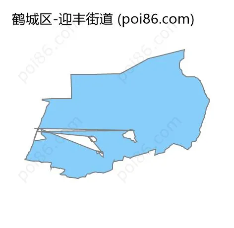 迎丰街道边界地图