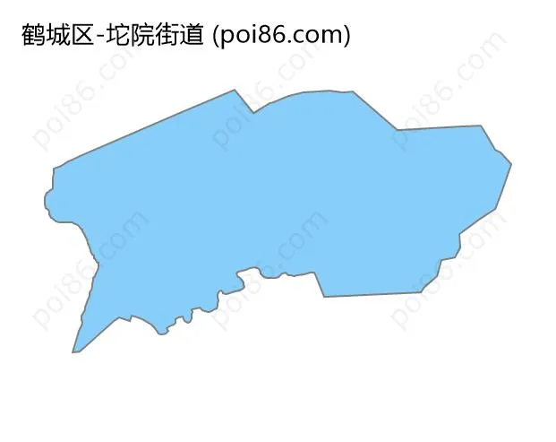 坨院街道边界地图