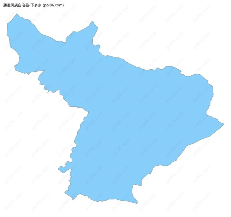 下乡乡边界地图