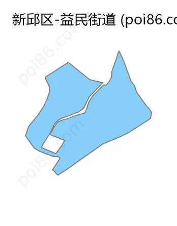 益民街道边界地图