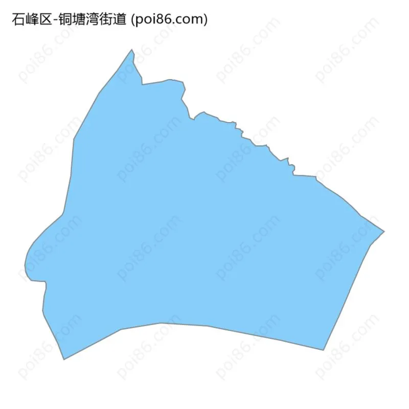 铜塘湾街道边界地图