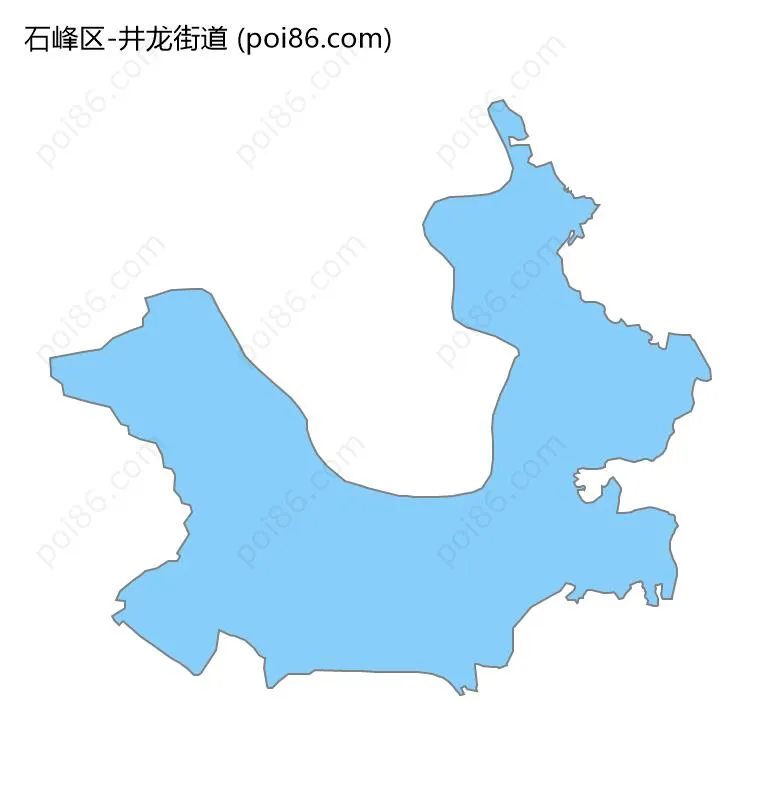 井龙街道边界地图