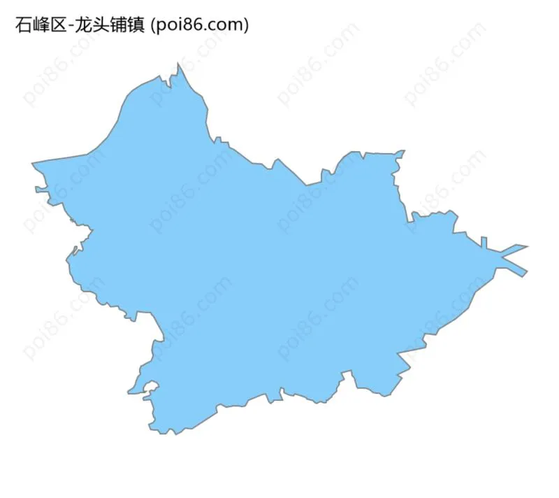 龙头铺镇边界地图