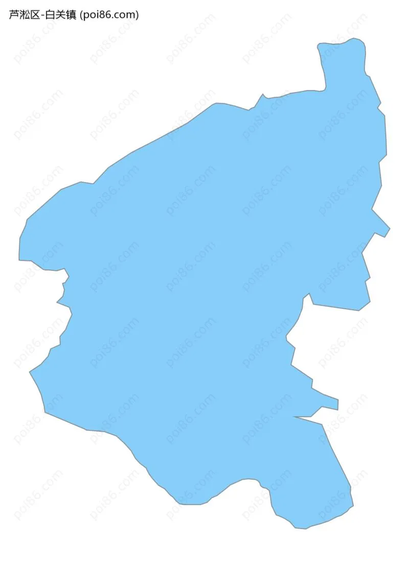 白关镇边界地图