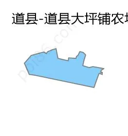 道县大坪铺农场边界地图
