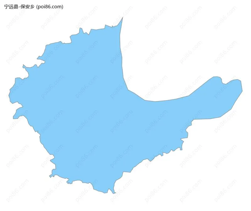 保安乡边界地图