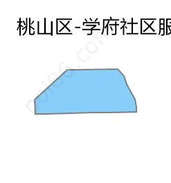 学府社区服务站边界地图