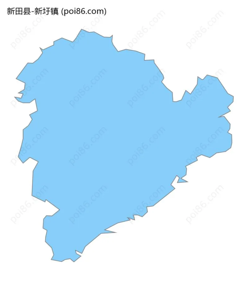 新圩镇边界地图