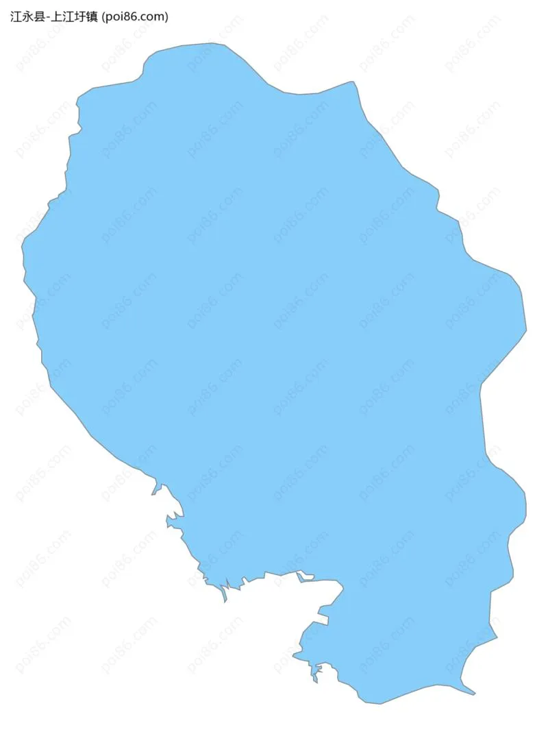 上江圩镇边界地图