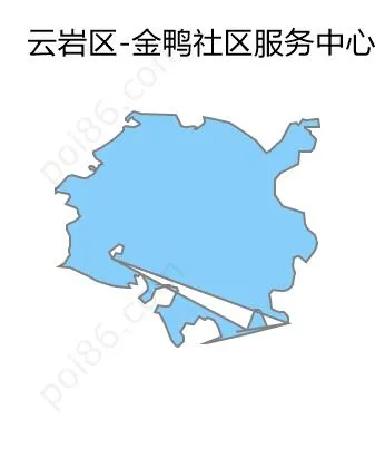 金鸭社区服务中心边界地图