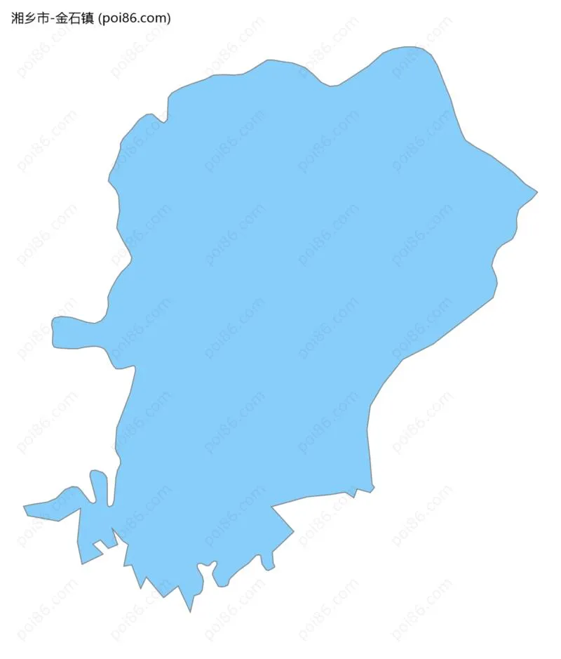 金石镇边界地图