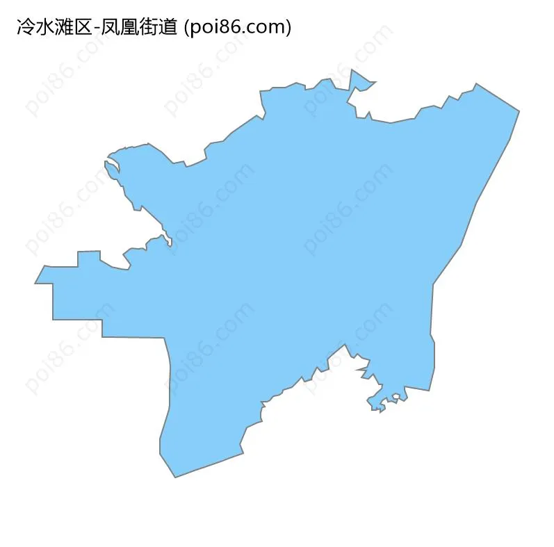 凤凰街道边界地图