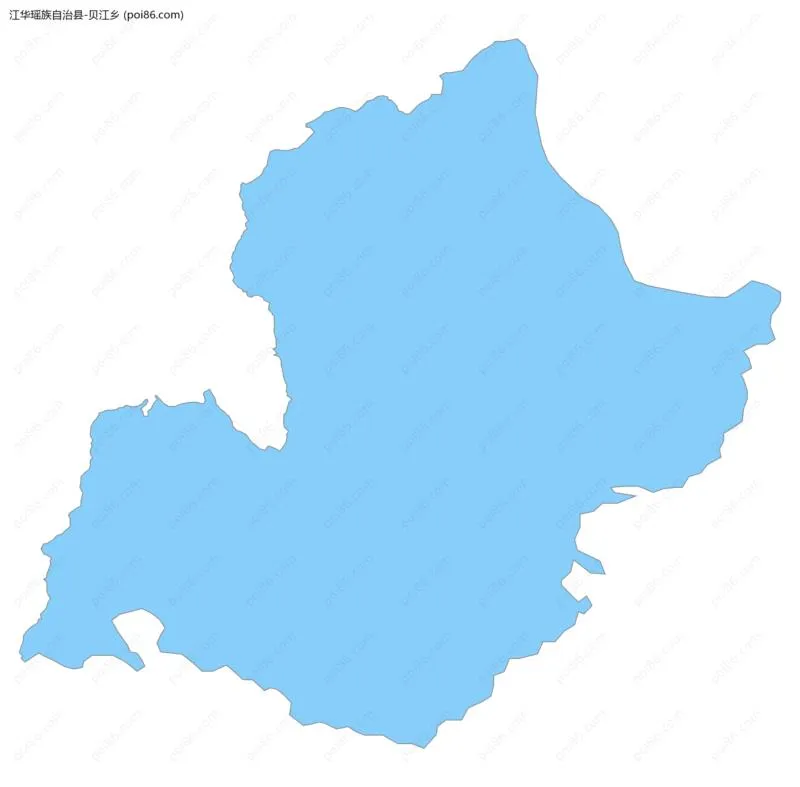 贝江乡边界地图