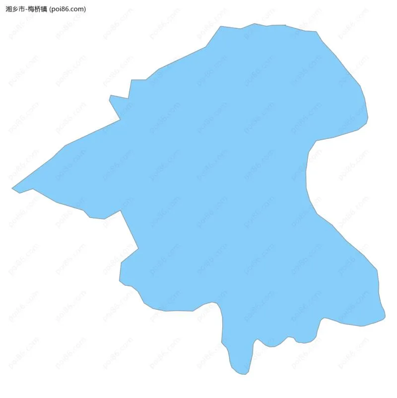 梅桥镇边界地图