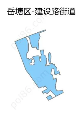 建设路街道边界地图