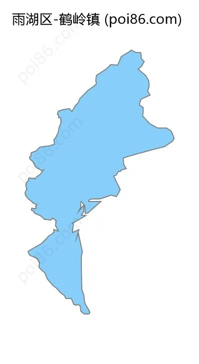 鹤岭镇边界地图