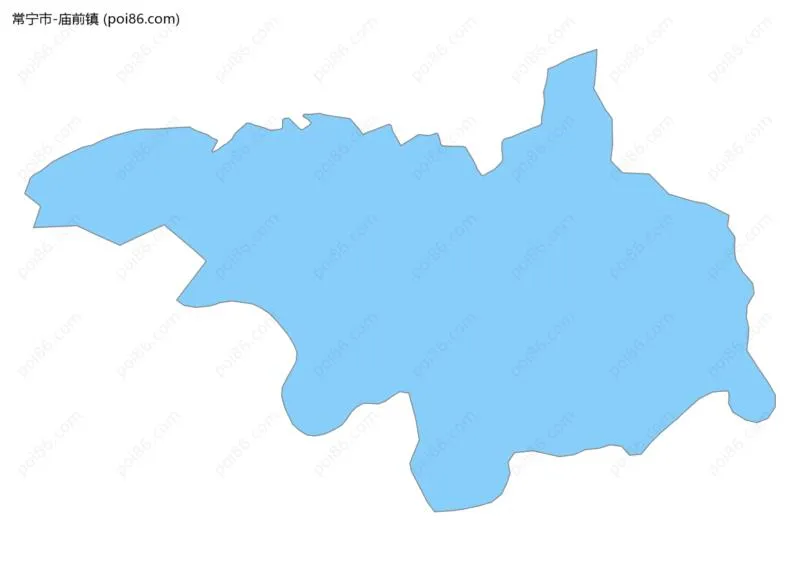 庙前镇边界地图