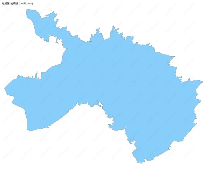 崆峒镇边界地图