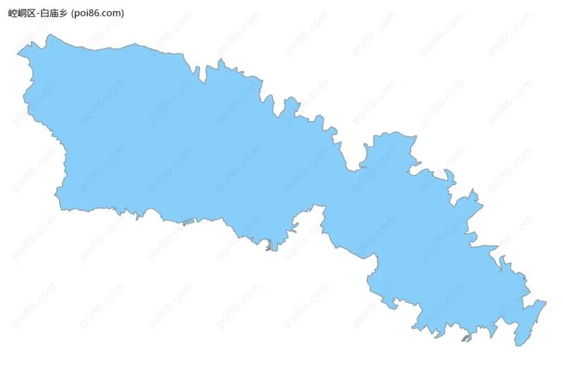 白庙乡边界地图