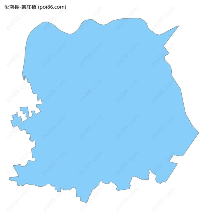 韩庄镇边界地图