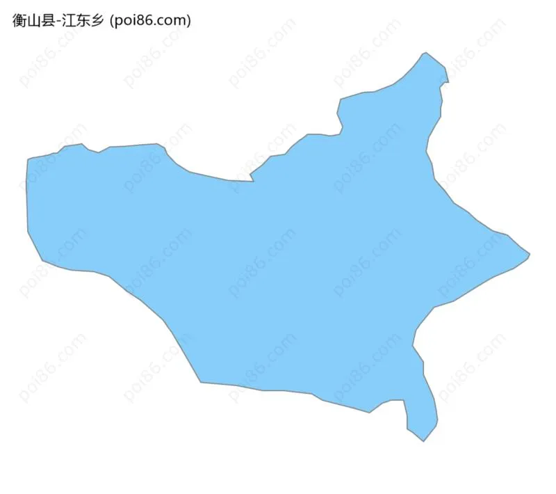 江东乡边界地图