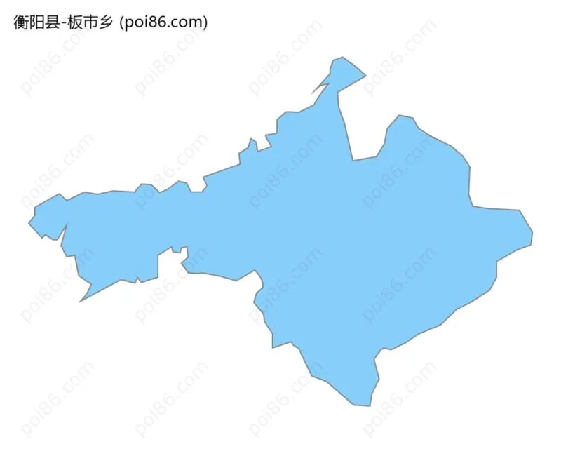 板市乡边界地图