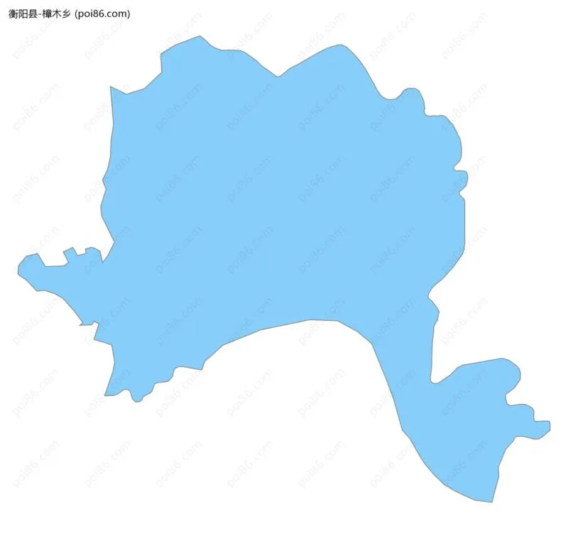 樟木乡边界地图