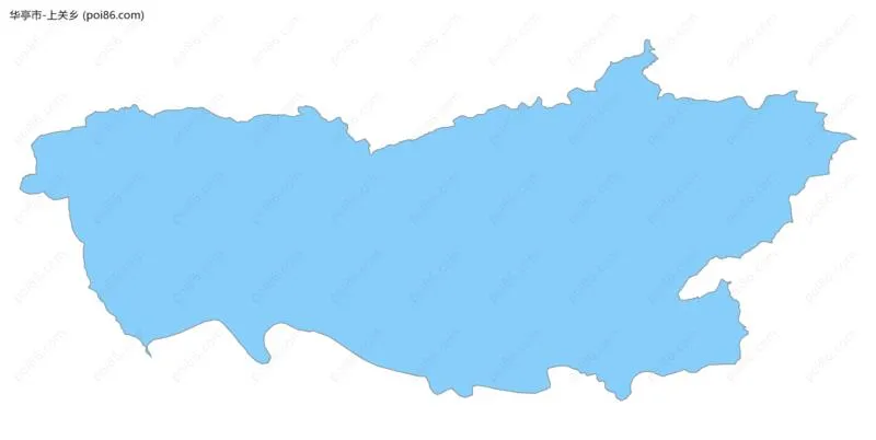 上关乡边界地图