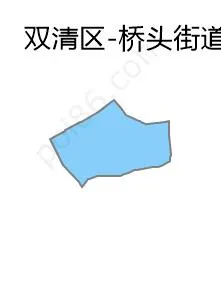 桥头街道边界地图