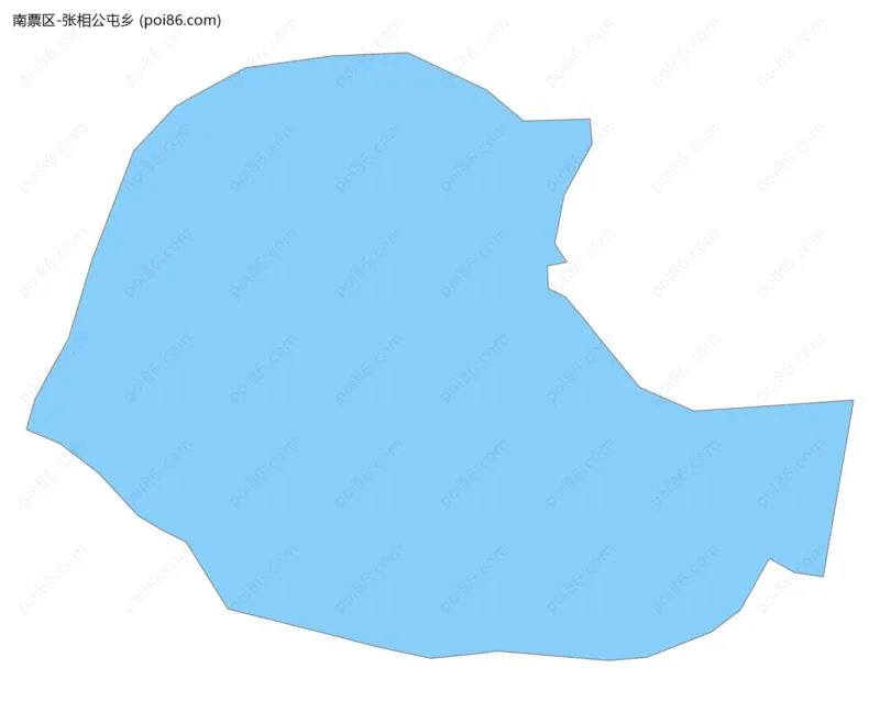 张相公屯乡边界地图