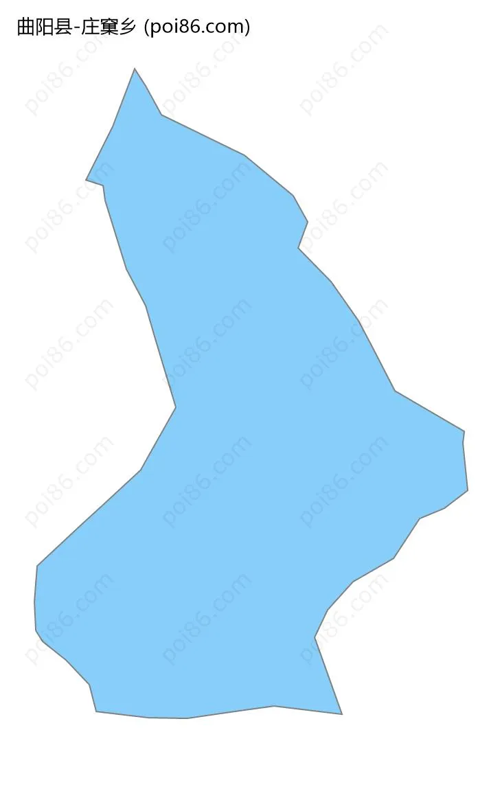 庄窠乡边界地图