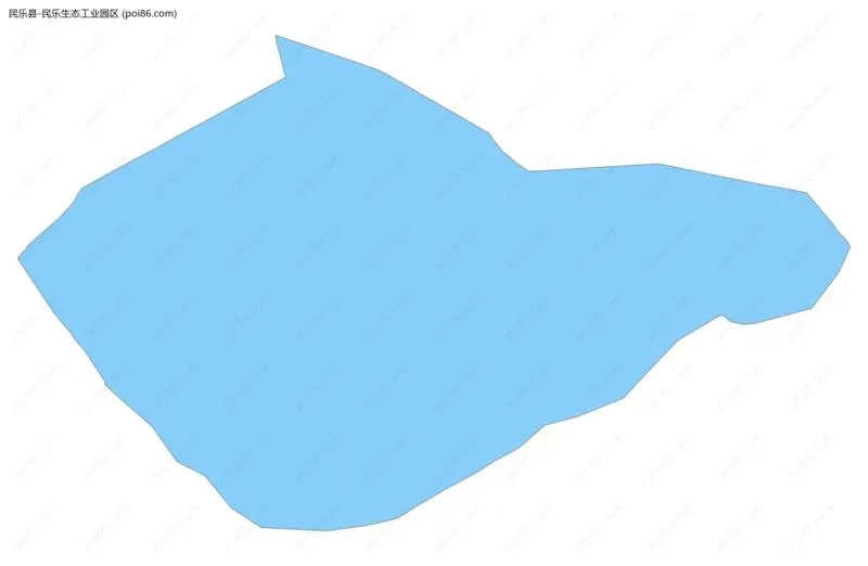 民乐生态工业园区边界地图