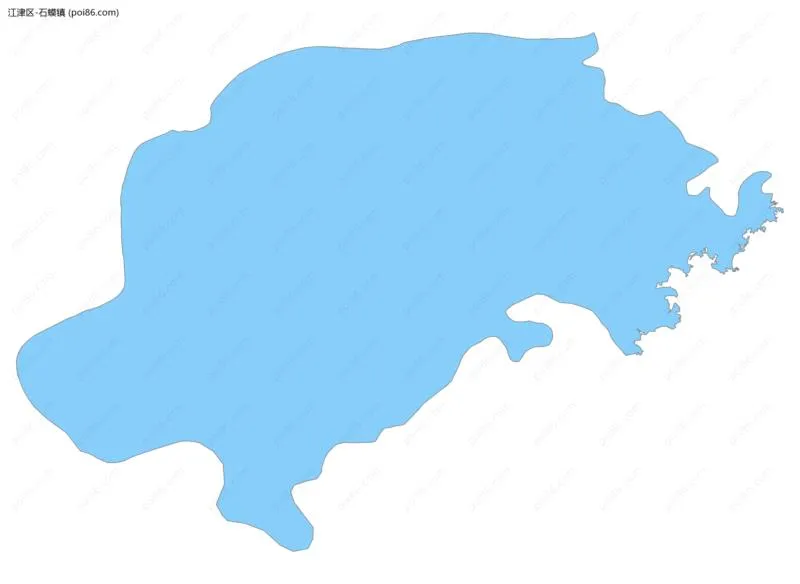 石蟆镇边界地图