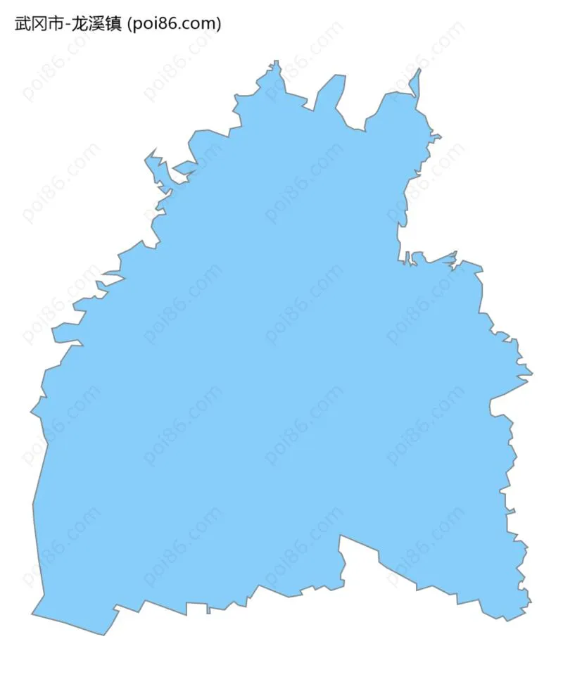 龙溪镇边界地图