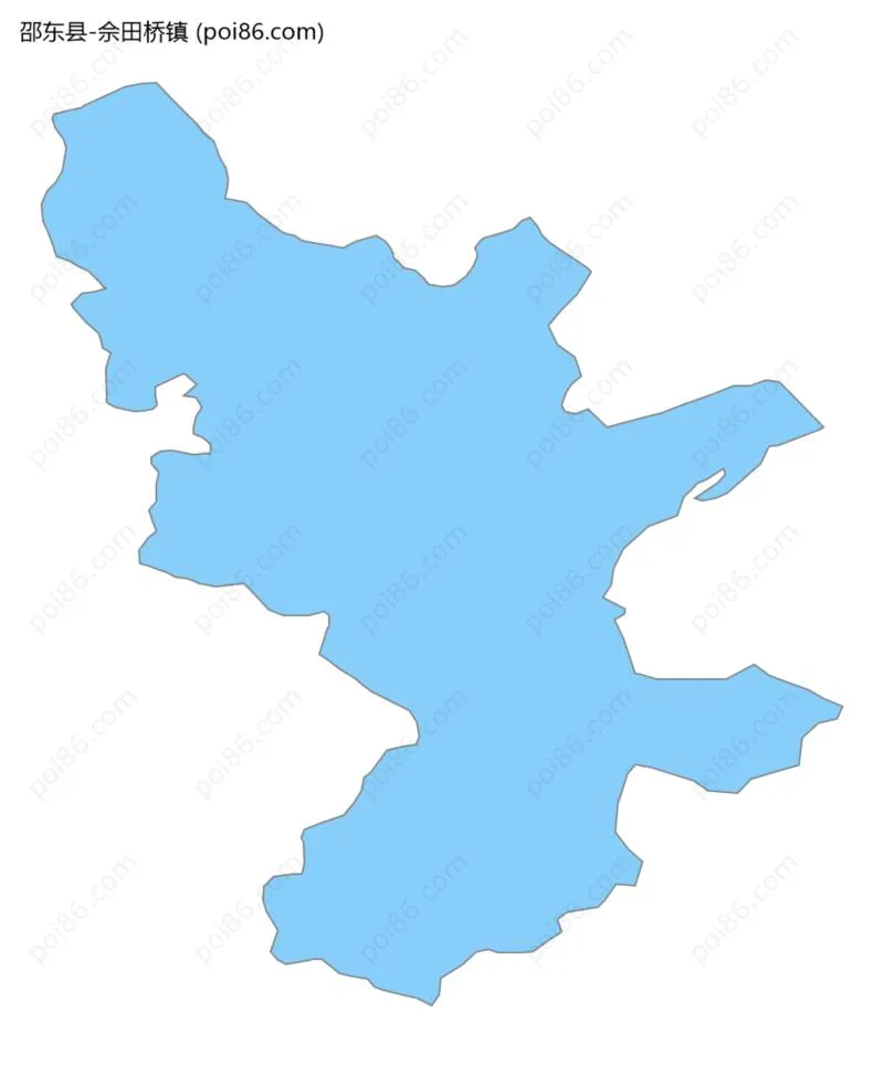 佘田桥镇边界地图